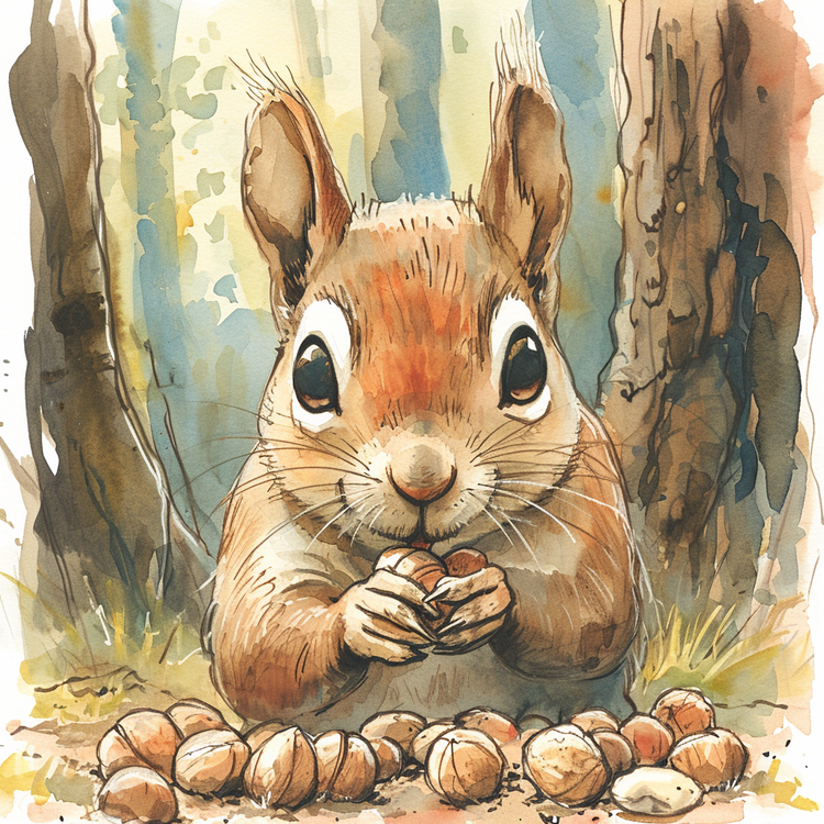 Squirreling it away